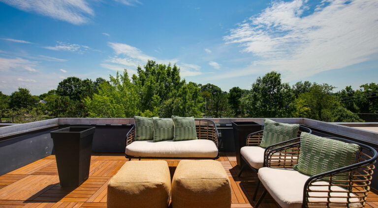 parkline townhomes with rooftop deck