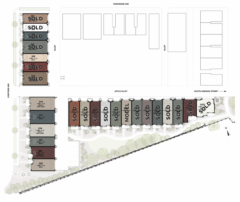Parkline Townhomes Site Plan