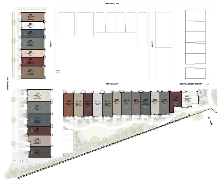 Parkline Townhomes Site Plan