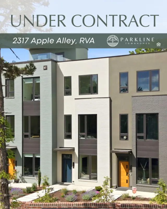 Under Contract! 🏡
Here we go! 2317 Apple Alley is officially under contract. We’re so excited to see this beautiful residence begin its next chapter with its new owners. We can’t wait to welcome them to the neighborhood.

And with 2317 now spoken for, only three homes remain at Parkline. Visit our Open House this weekend to tour these 3 homes and see which one is your match.

#ParklineTownhomes #FanDistrict #RichmondVA #RichmondRealEstate #HomeforSaleRVA